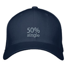 50% single - Embroidered Hat