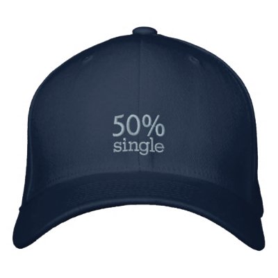 50% single - Embroidered Hat by BluePlanet