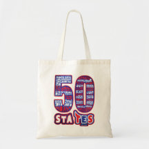 50 STATES USA BOLSA DE MANO