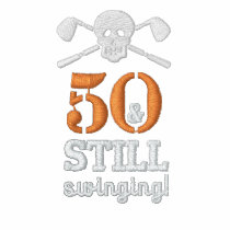50 & Still Swinging - Golf Birthday Shirt