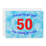 50 Too old to ...