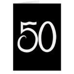 50 White Card
