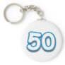 50 Year Birthday or Anniversary - Add Text Key Chain