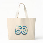 50 Year Birthday or Anniversary Tote Bag