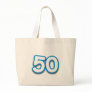 50 Year Birthday or Anniversary Tote Bag