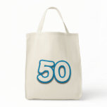 50 Year Birthday or Anniversary Tote Bag- Add Text
