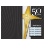 50 Year Church Anniversary Bulletin flyers