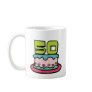 50 Year Old Birthday Cake Coffee Mugs