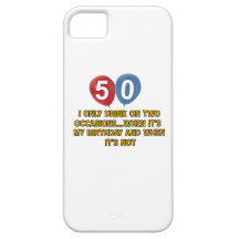 50 year old birthday designs iPhone 5 case