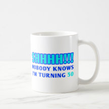 50 Year Old Gag Gift Coffee Mugs