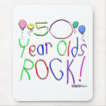 50 Year Olds Rock! Mousepad