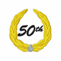 50 Years Embroidered Polo Shirt