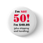 50 years old button