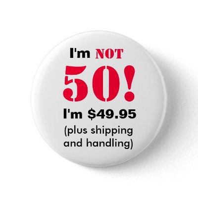 50 years old button by Nanwright