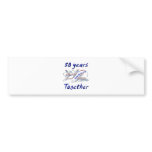 50 Years Together bumper stickers