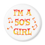50s Girl Refrigerator Magnets