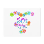 50's Girl Postcard