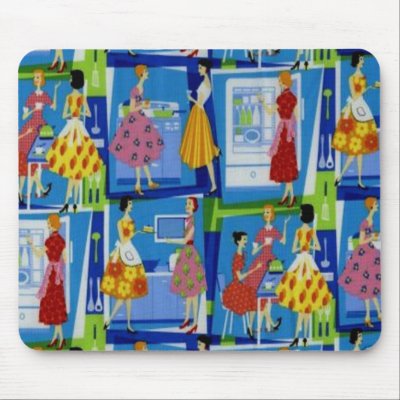 50's Housewife Design Mouse Pad by melroseplacesf