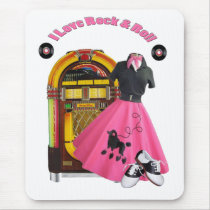 50's I Love Rock & Roll Mousepad
