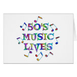 50s Music Lives Greeting Cards