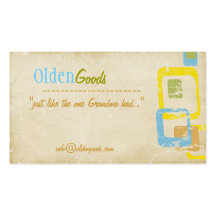 50's Remembered Business Card Template