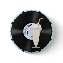 50s Rock and Roll Pinback Buttons