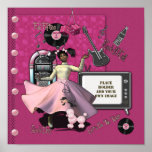 50s Rock Digital Scrapbook Frame posters