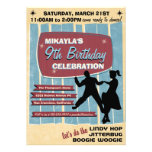 50s Sock Hop Dance Party Invitation