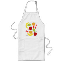 50s style fruits apron