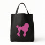 50s Vintage Pink Felt Poodle Canvas Bags