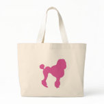 50s Vintage Pink Felt Poodle Tote Bags