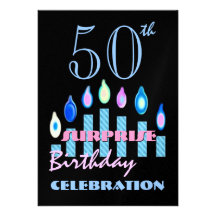 50th - 59th SURPRISE Birthday Party Invitation