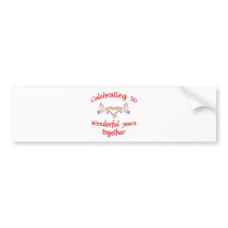 50th. ANNIVERSARY Bumper Sticker