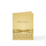 50th Anniversary Gold Thank You Card **New version