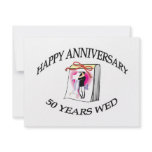 50th. ANNIVERSARY Custom Invitation