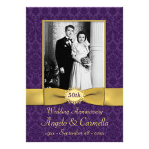 50th Anniversary Invite - DO NOT USE GOLD PAPER!!