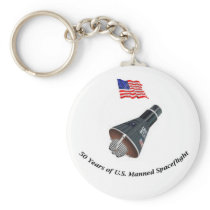 50th Anniversary of U.S. Manned Spaceflight keycha Key Chains