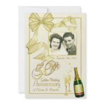 50th Anniversary Party - Fancy Photo Invitations