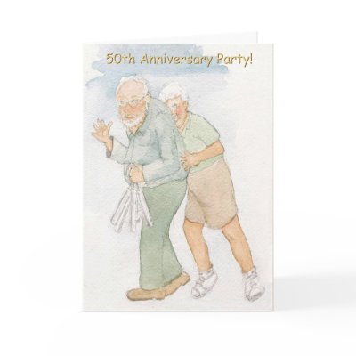 50th anniversary party invitation! by graphicdoodles