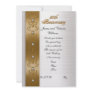 50th anniversary party invitation elegant gold