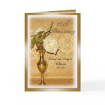 50th Anniversary party invitation white roses Greeting Cards