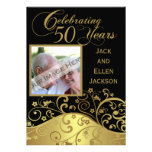 50th Anniversary Party Invitation With Photo invitations