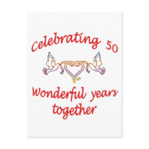 50th. ANNIVERSARY Post Cards