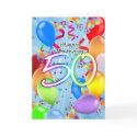 50th Birthday - Balloon Birthday Card - Happy Birt