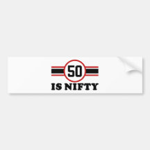 50th Birthday Bumper Sticker