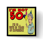 50th Birthday Button