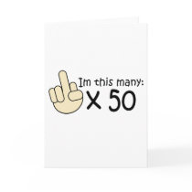 50th Birthday Card