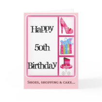 50th Birthday Card for Women