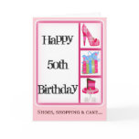 50th Birthday Card for Women