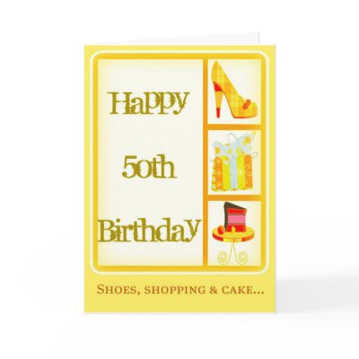 50th Birthday Card for Women by NightSweatsDiva